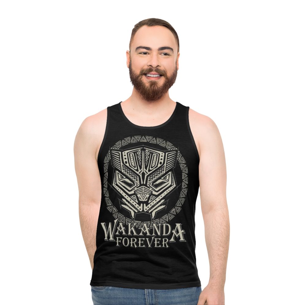 Wakanda Forever Unisex Marvel Comics Black Panther Tank Top - men