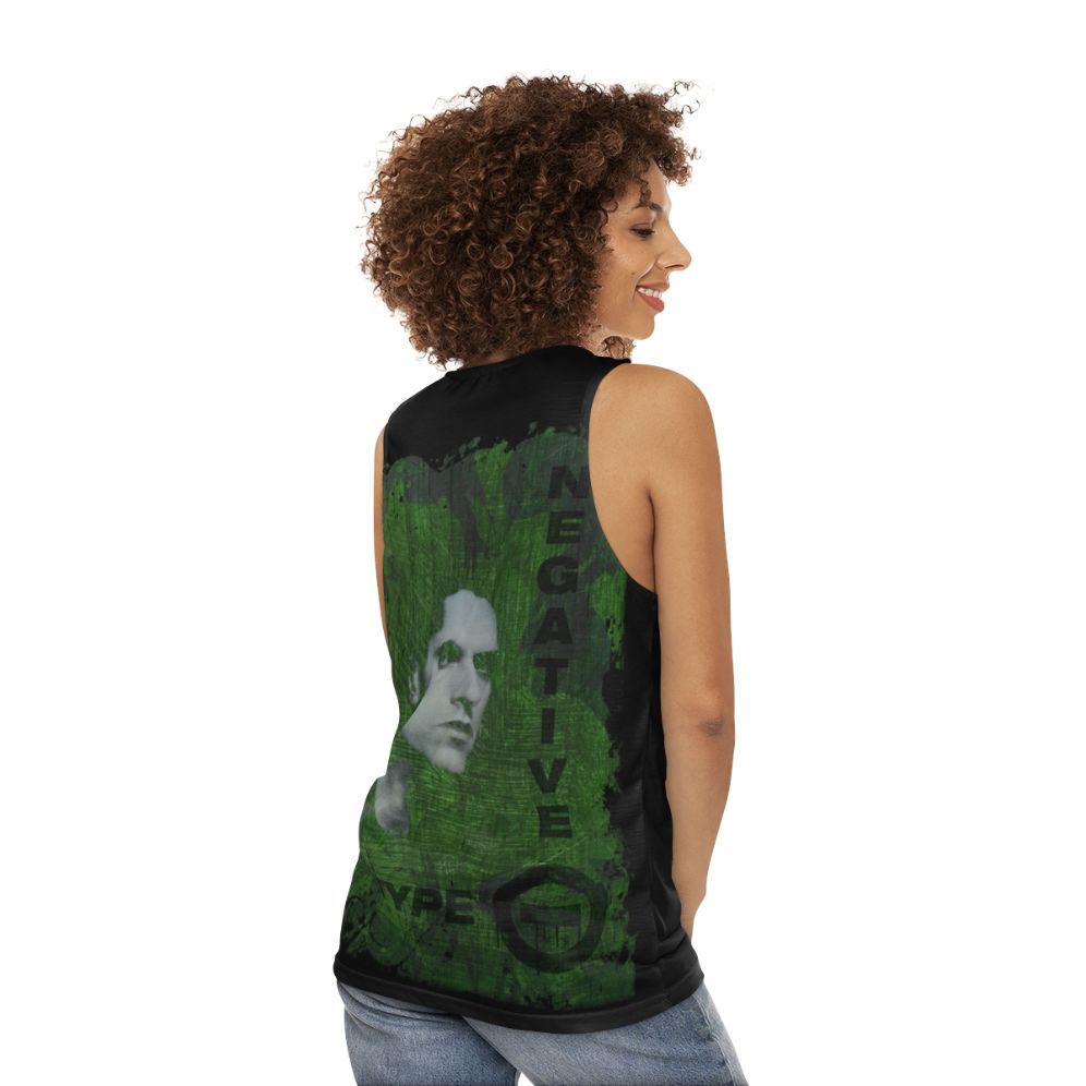 Type O Negative Peter Steele Gothic Rock Metal Band Tank Top - women back