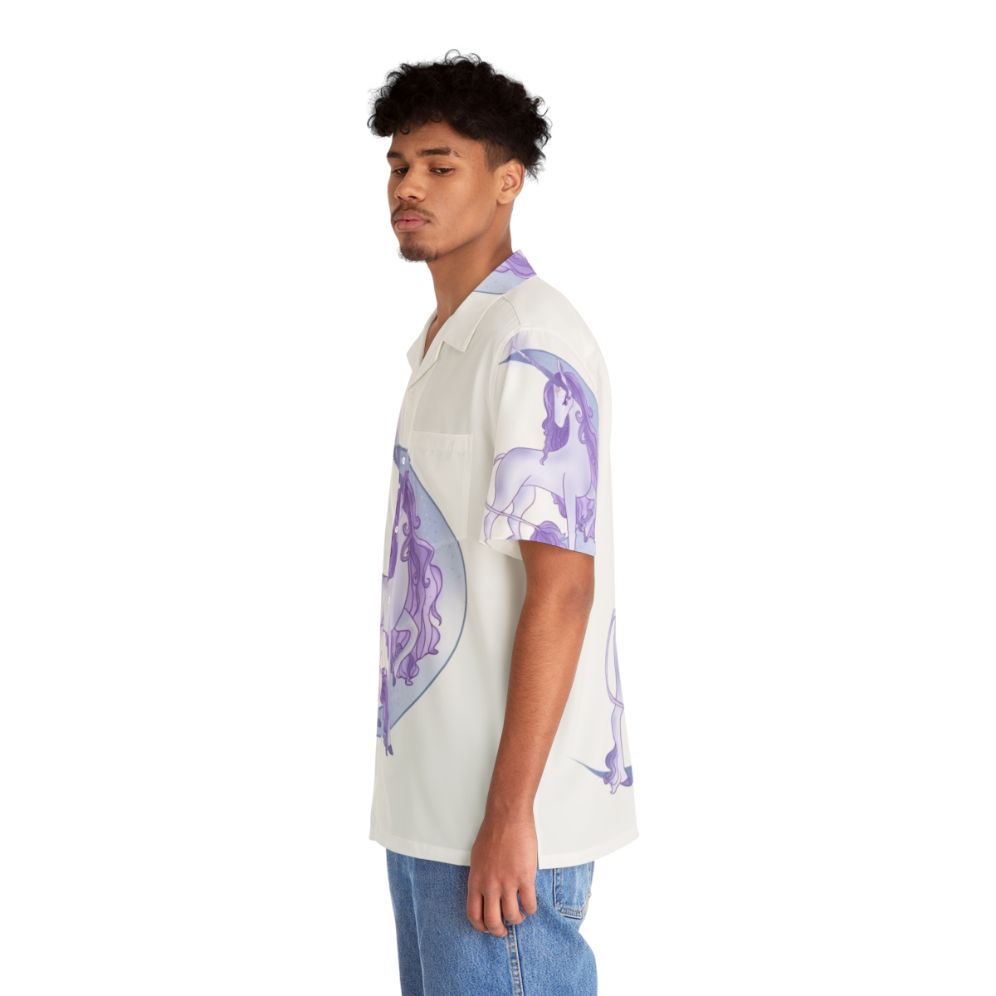 Magical unicorn moon Hawaiian shirt - People Left