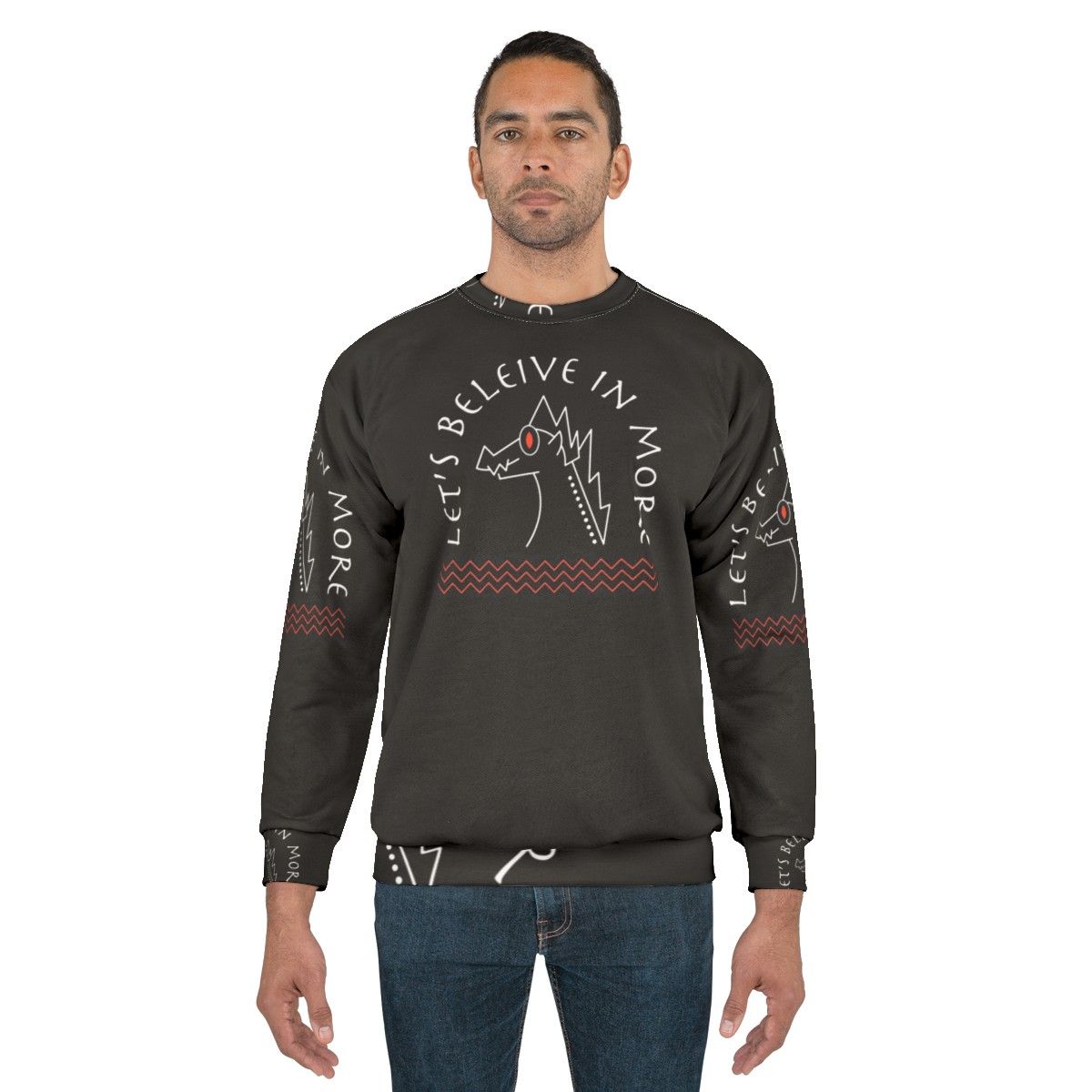 Legendary dragon sweatshirt design - men