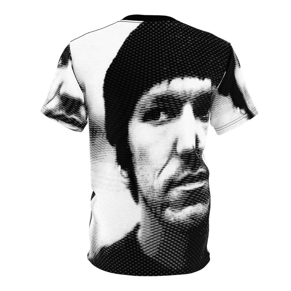 Artistic black and white portrait of singer-songwriter Elliott Smith - Back