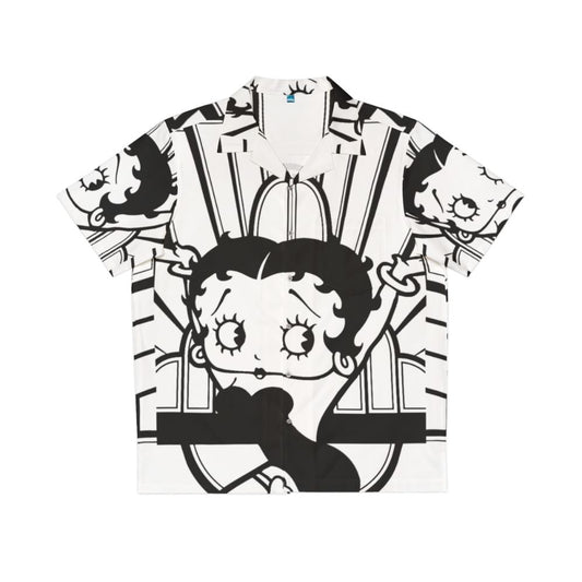 Betty Boop Hawaiian Shirt with Cartoon Design