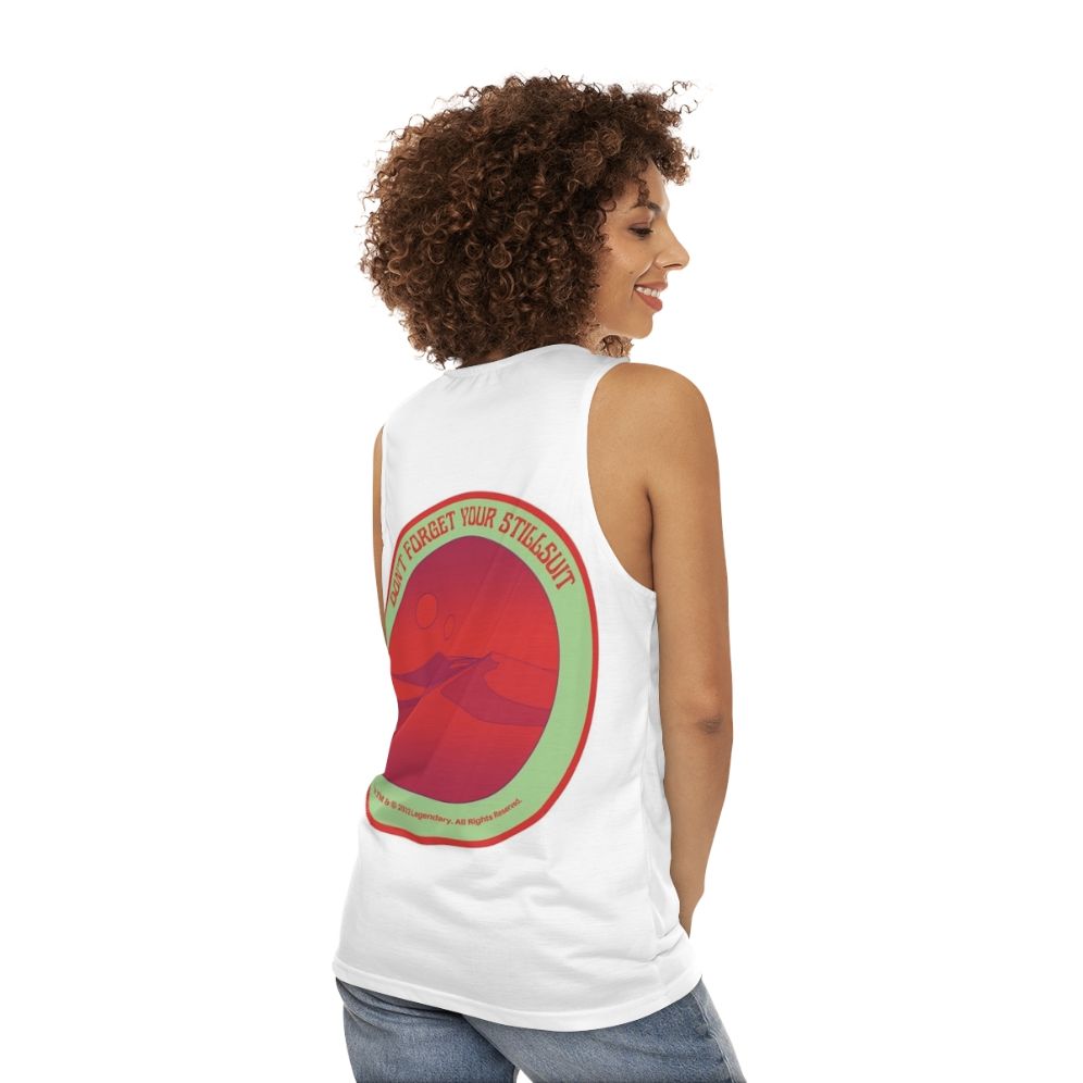 Dune Arrakis Unisex Desert Tank Top - women back