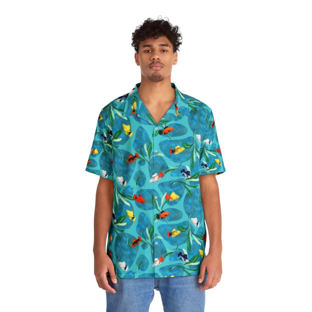 Platy Fish Hawaiian Shirt - People Front