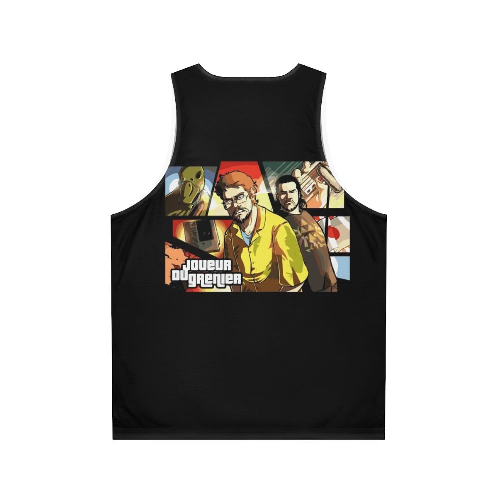 Attic Player JDG Gaming Unisex Tank Top - Back