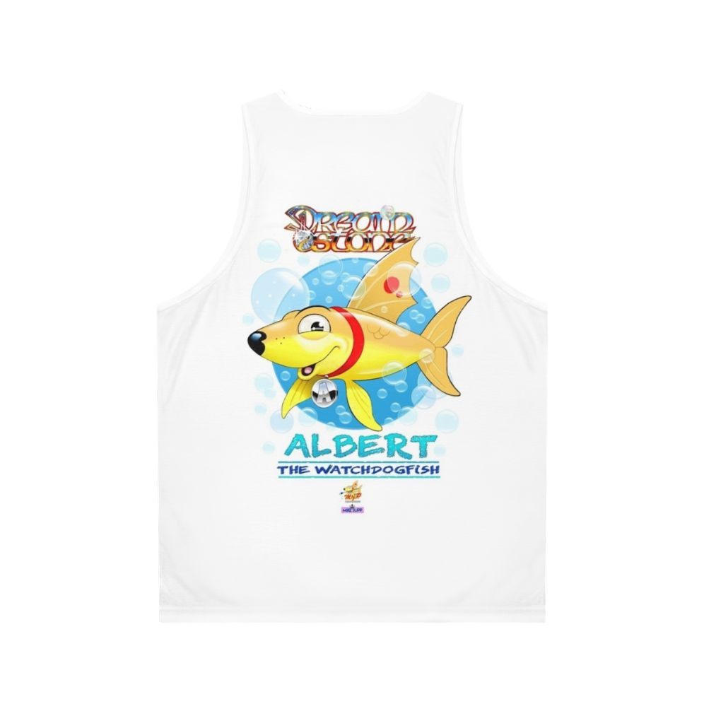 Watchdog Fish Unisex Tank Top - Back