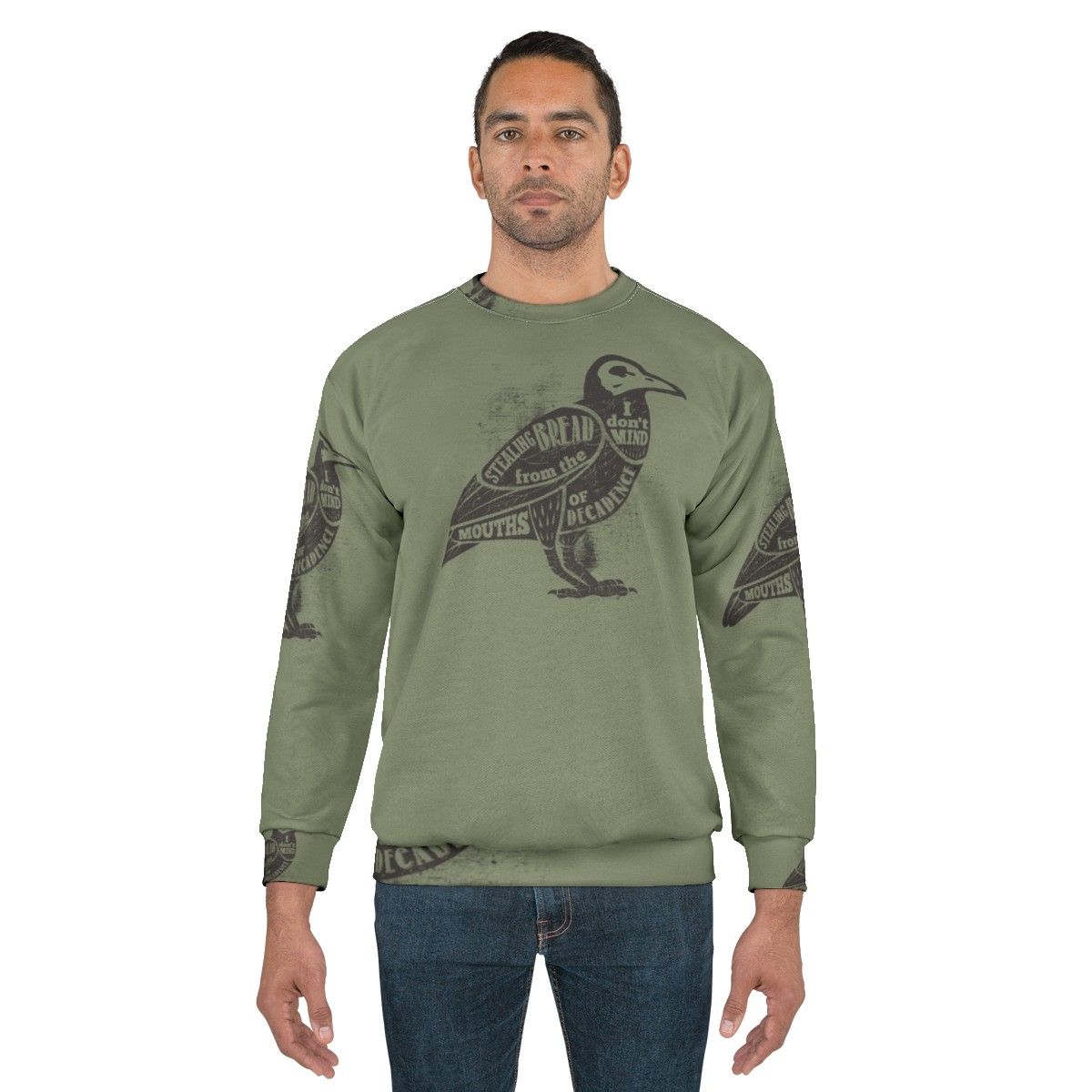 Vintage Hunger Strike Sweatshirt featuring Pearl Jam and Eddie Vedder - men