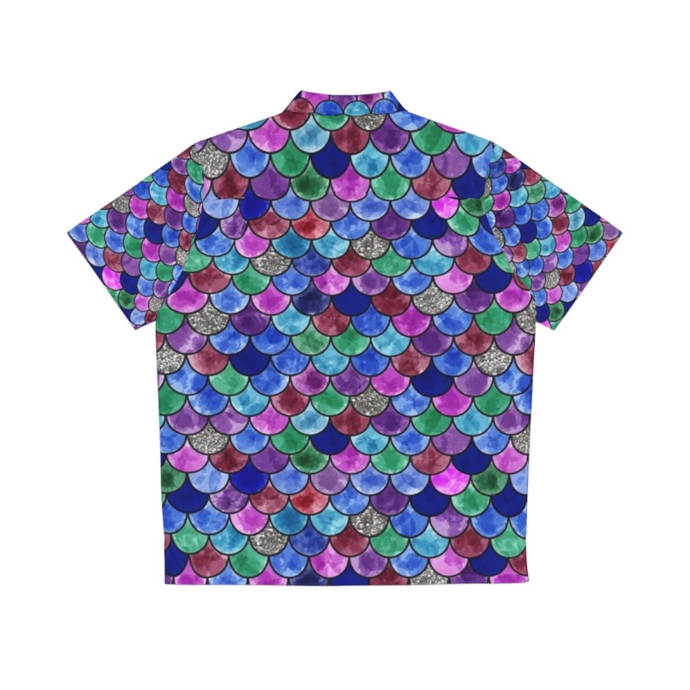 Vibrant Rainbow Fish Hawaiian Shirt - Back