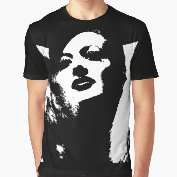 Vintage graphic t-shirt featuring Joan Crawford in the classic film Letty Lynton