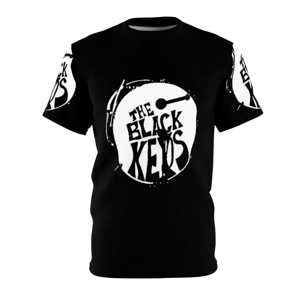 Stylish round the black keys inspired t-shirt for music fans