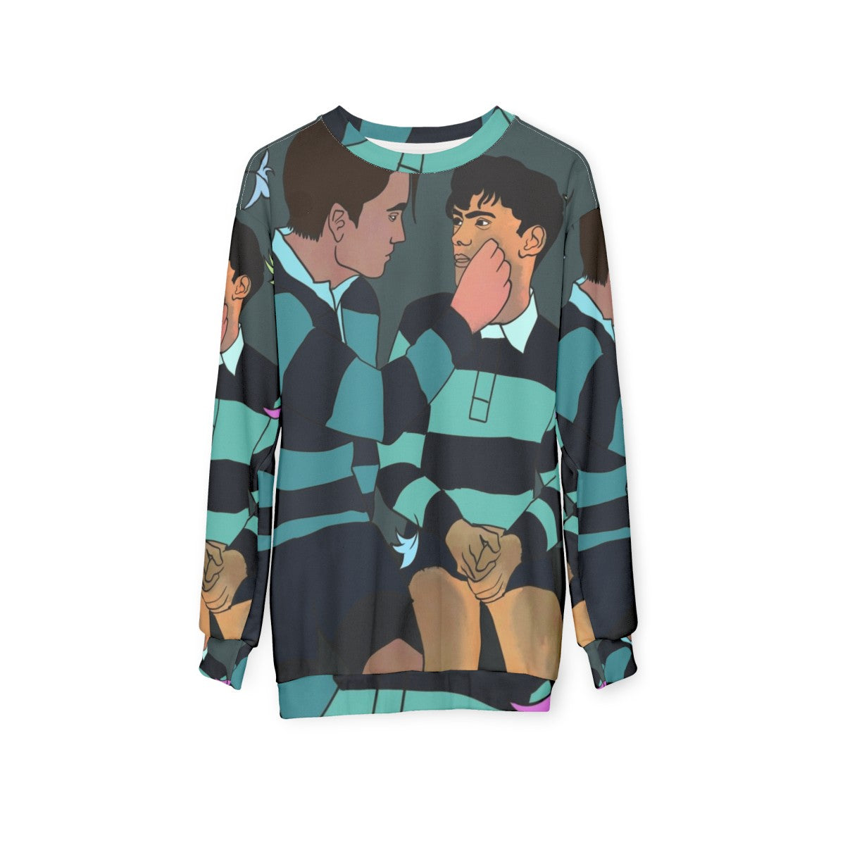 Heartstopper Netflix Nick and Charlie Sweatshirt - hanging