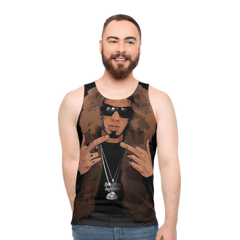 Anuel Aa Unisex Reggaeton Music Tank Top - men