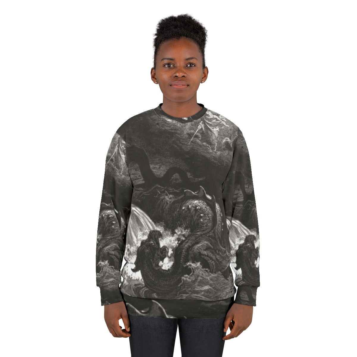 Gustave Dore Christian Art Sweatshirt - women