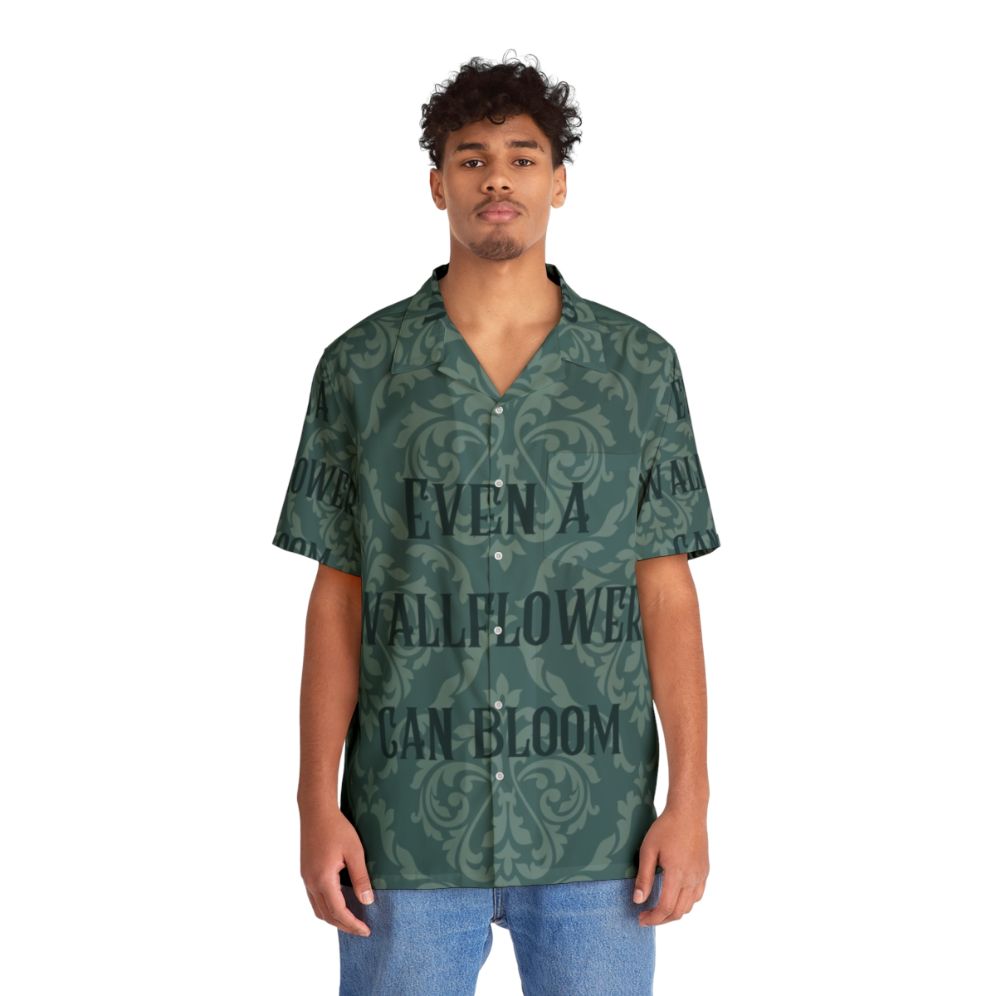 Bridgerton-inspired tropical Hawaiian shirt - People Front