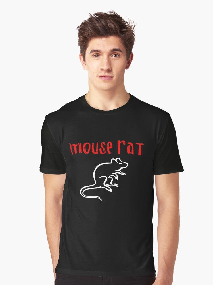 Mouse Rat band t-shirt from Parks and Recreation featuring Ron Swanson and the Pawnee crew - Men