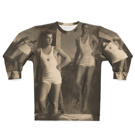 Johnny Weissmuller Olympian Swimmer Actor Jungle Jim Sports Sweatshirt