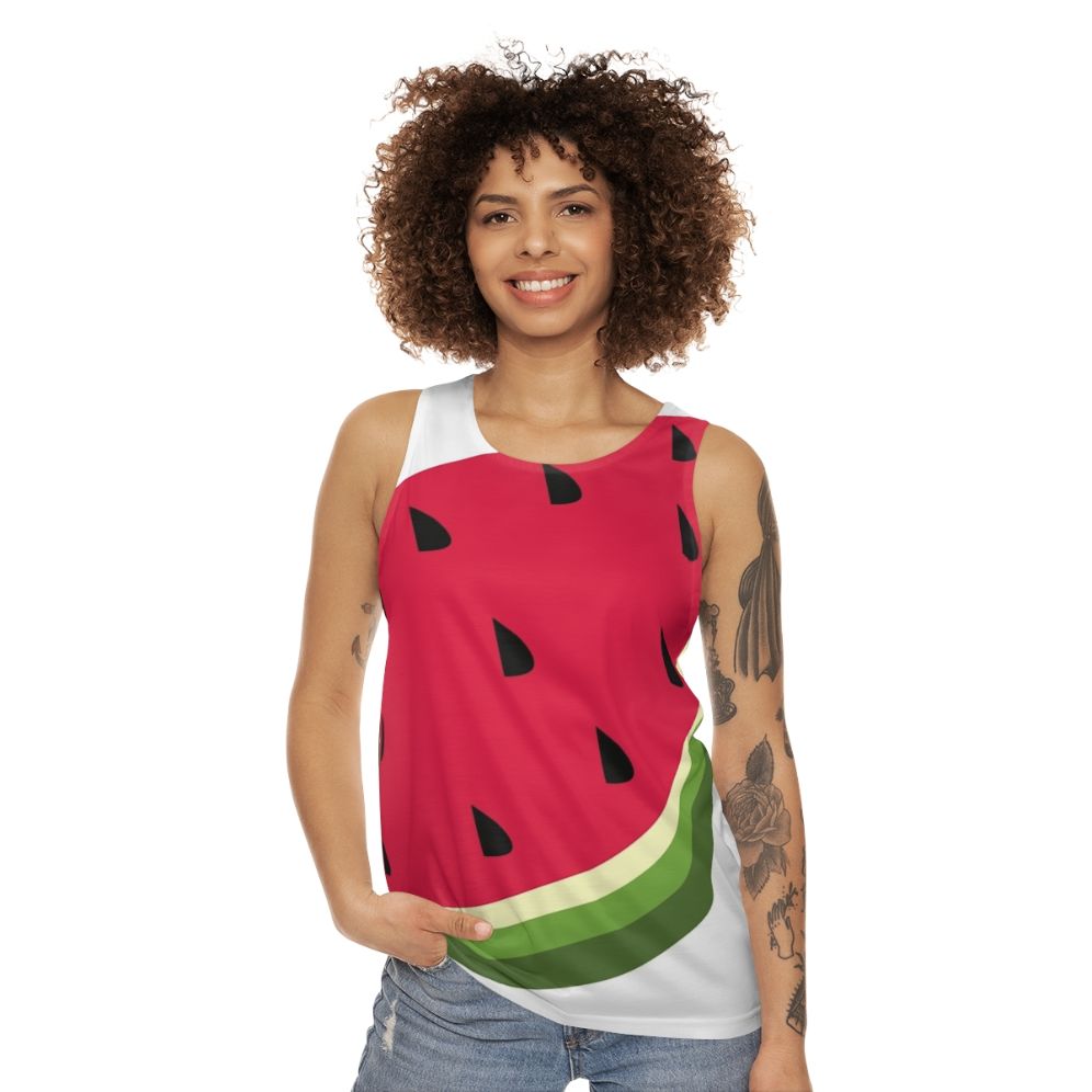 Watermelon Design Unisex Tank Top - women