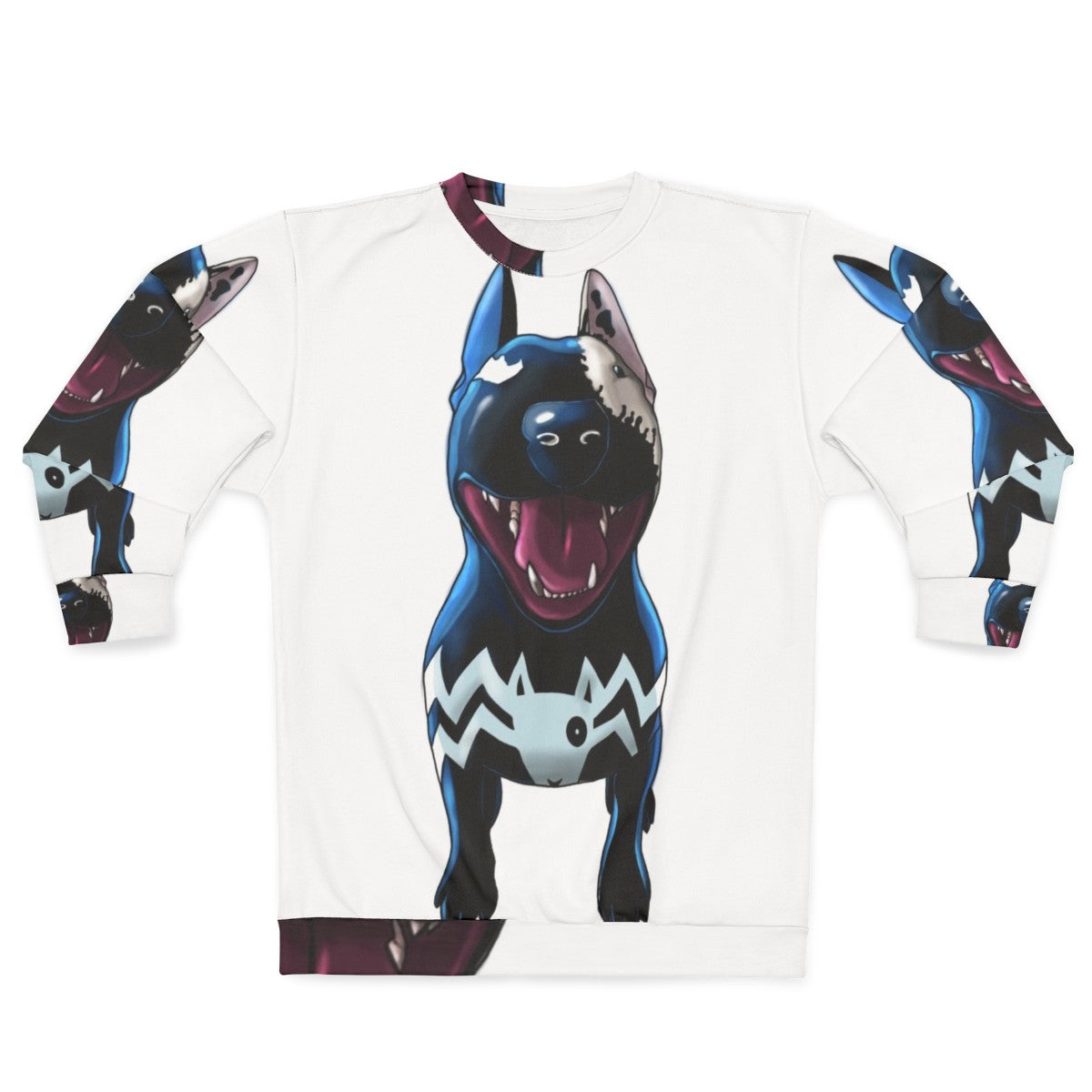 Superhero Supervillain Bullterrier Graphic Sweatshirt