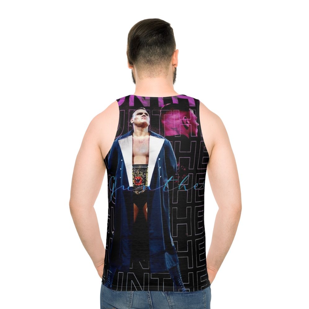 Unisex Imperium Wrestling Tank Top - men back