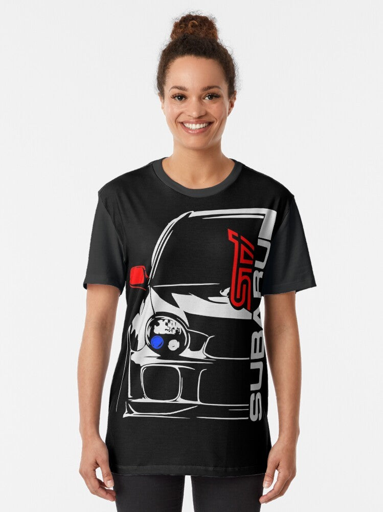 Subaru Impreza WRX STI JDM Legends Graphic T-Shirt - Women