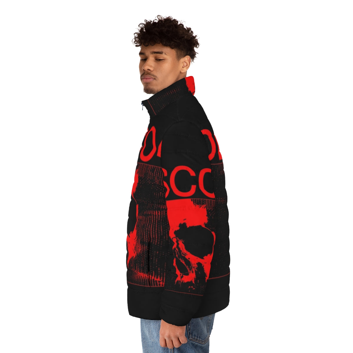 Disco4 Puffer Jacket with music-inspired design - men side left