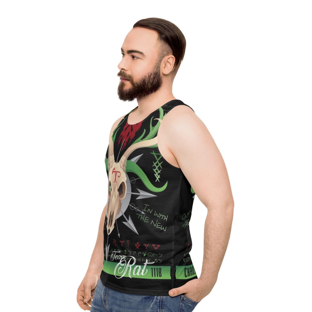 Chaos War Horned Rat Skaven Team Unisex Tank Top - men side