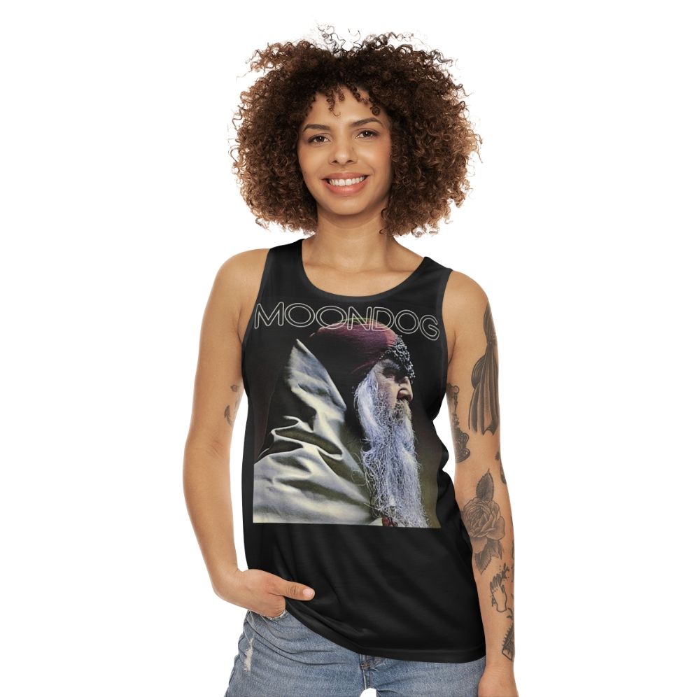 Moondog musician unisex tank top - women