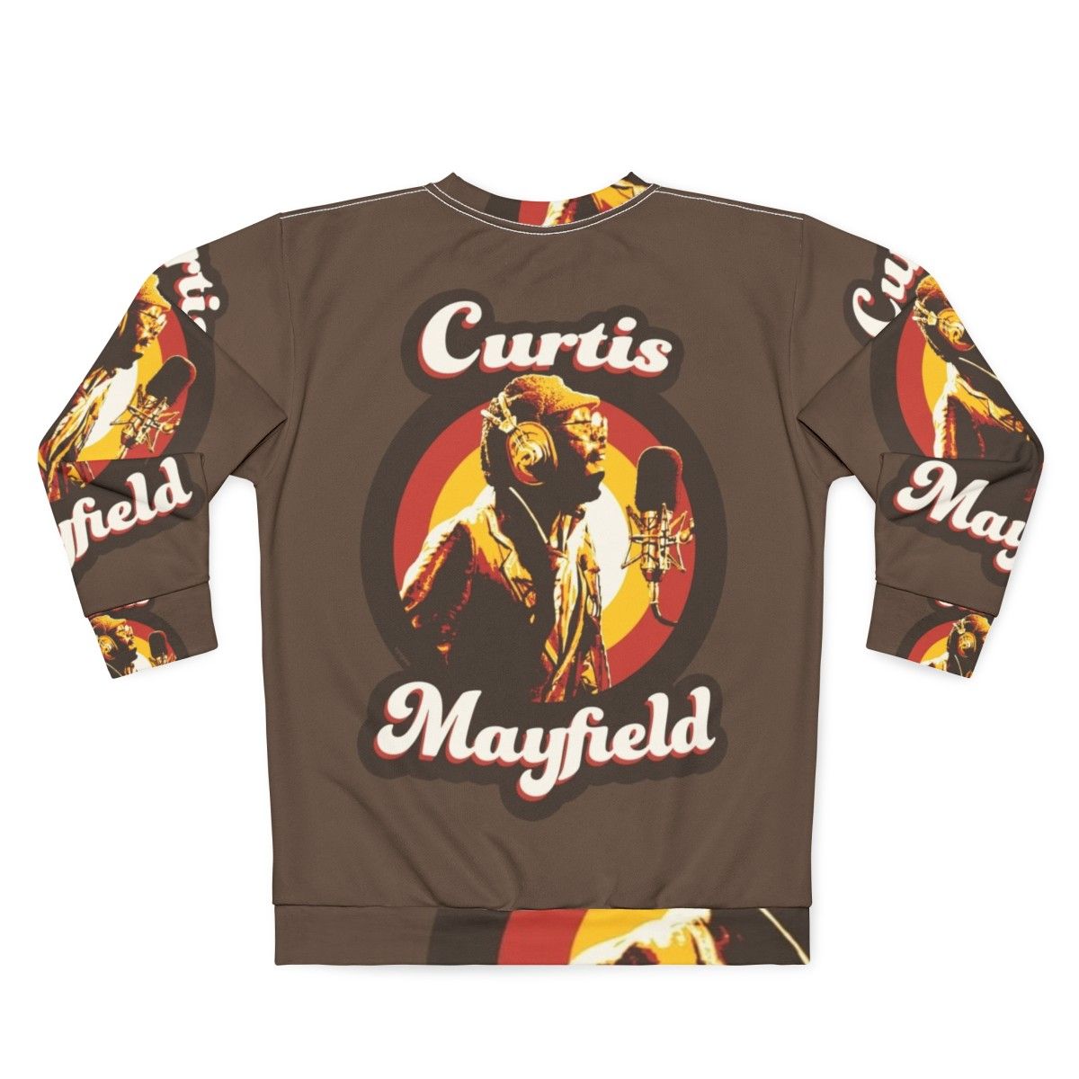 Vintage Curtis Mayfield 70s Funky Soul Sweatshirt - Back