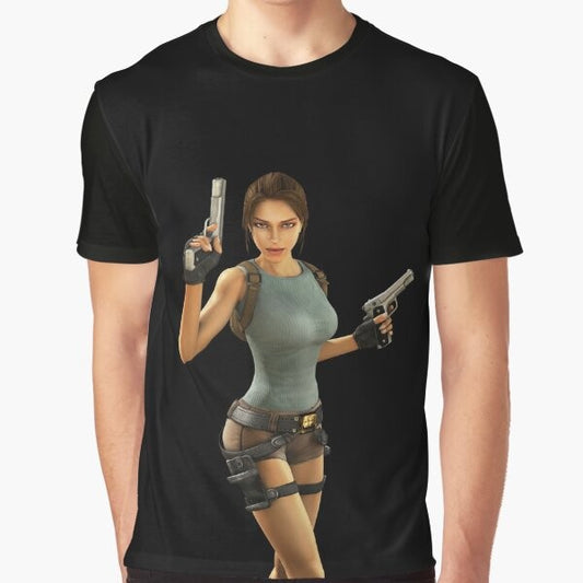 Rise of the Tomb Raider Lara Croft Anniversary Graphic T-Shirt