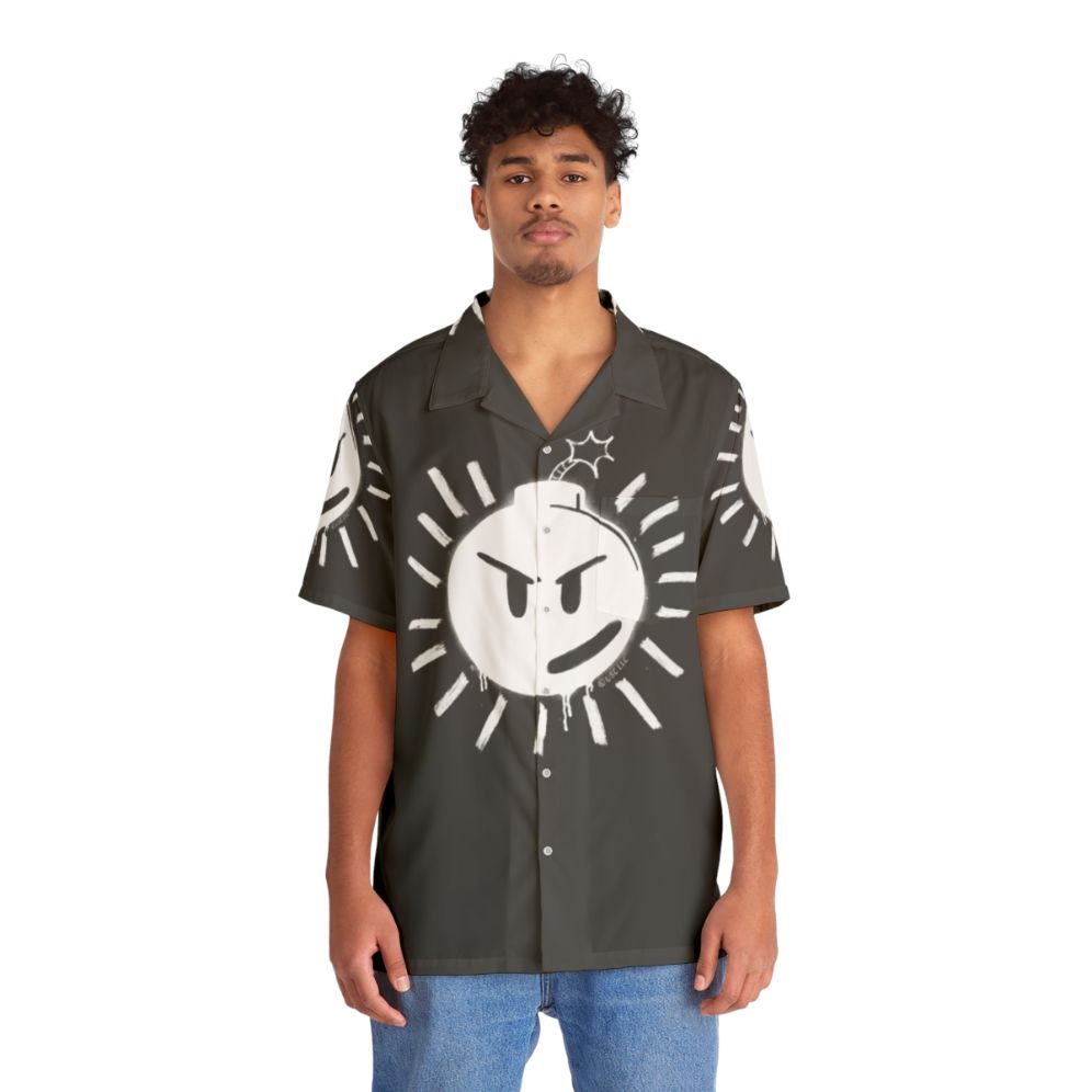 "Sex Bob-Omb" Hawaiian Shirt Featuring the Rock Band from Scott Pilgrim vs. the World - People Front