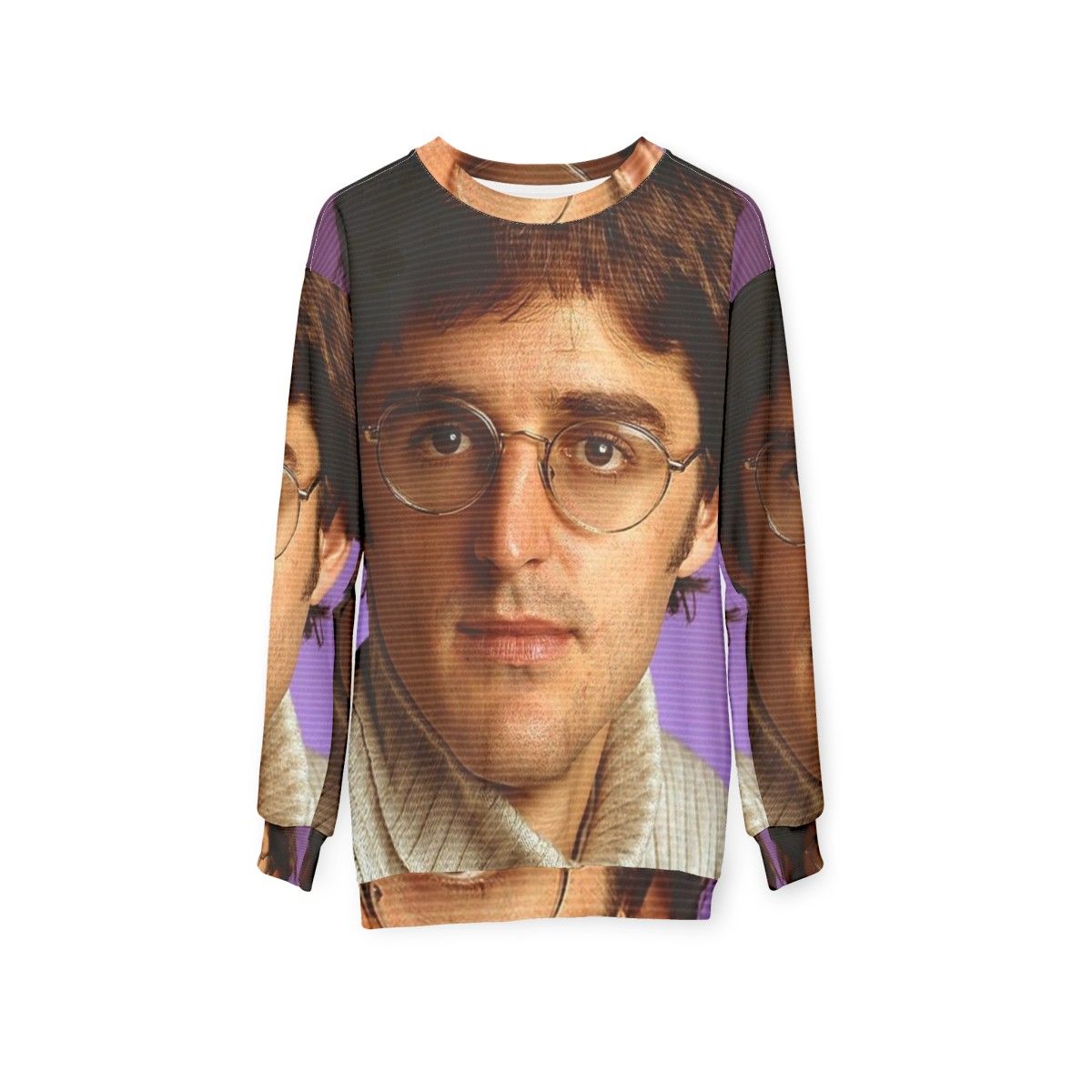 Louis Theroux Retro BBC Documentary All Over Print Sweatshirt - hanging