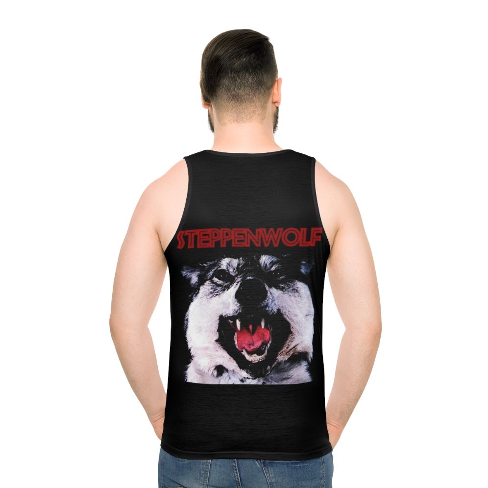 Steppenwolf John Kay Unisex Rock Tank Top - men back