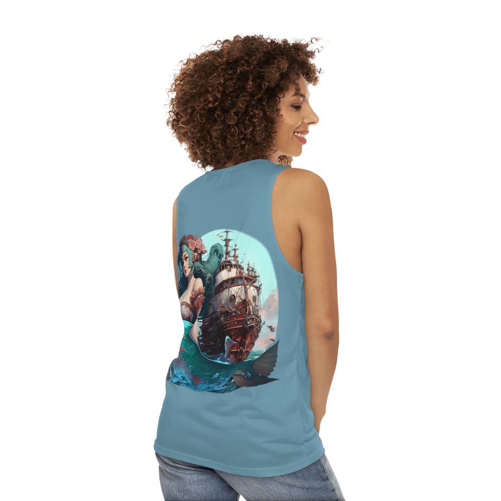 Mythical Sea Creatures Unisex Tank Top - women back