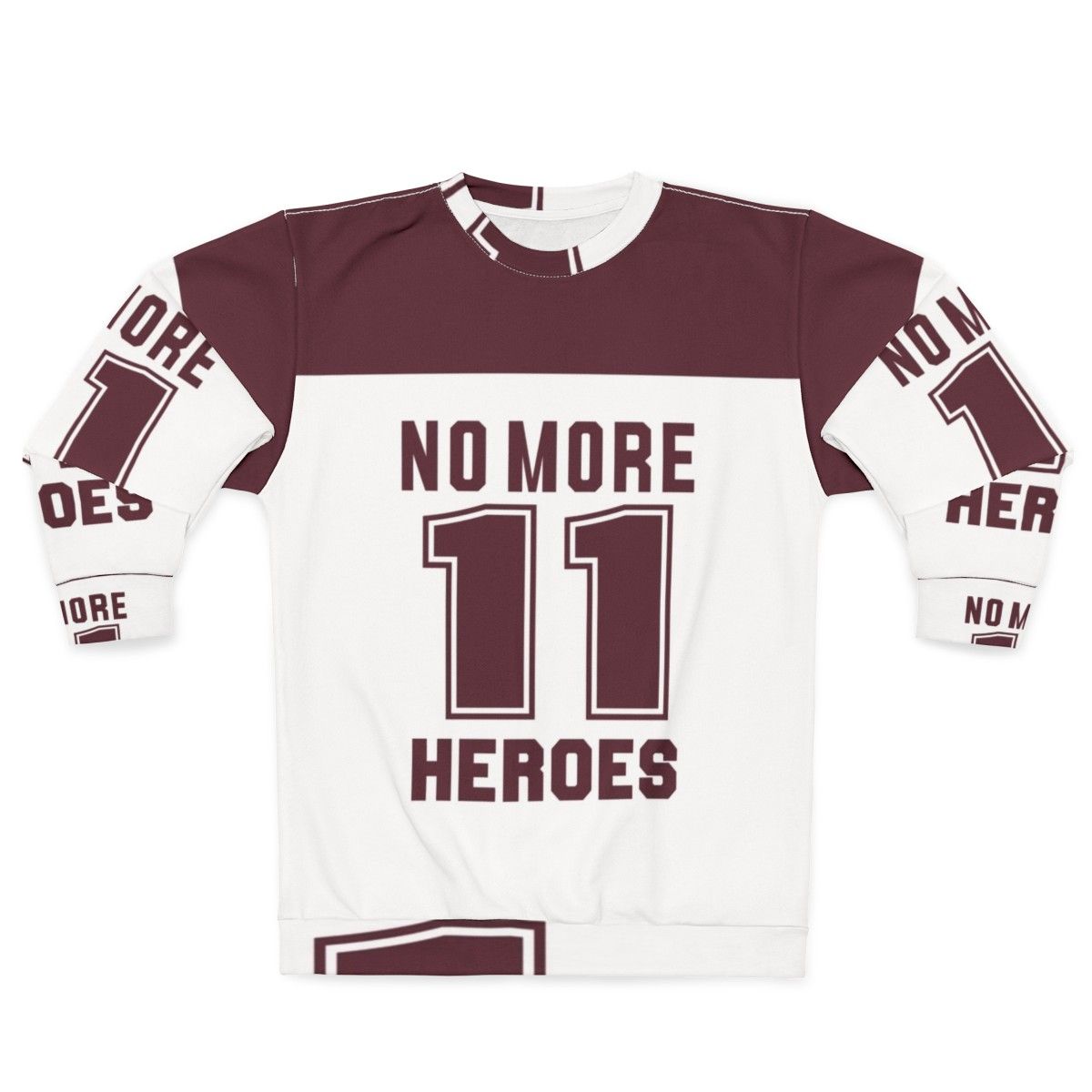 No More Heroes Dark Red Sweatshirt