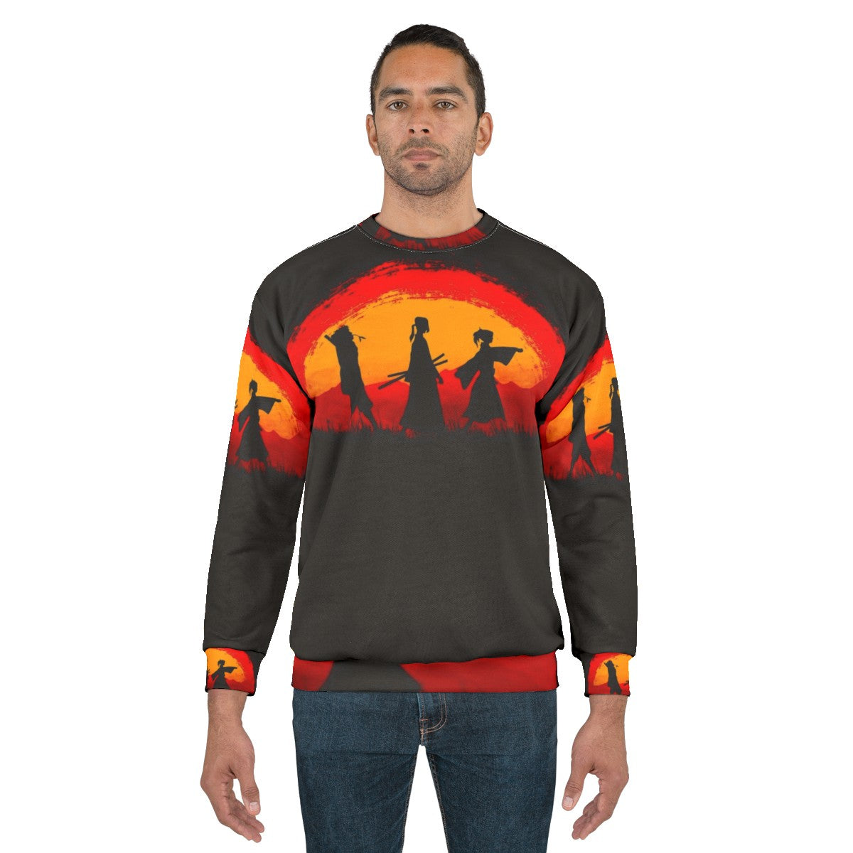 Samurai Champloo Anime Sunset Scene Sweatshirt - men