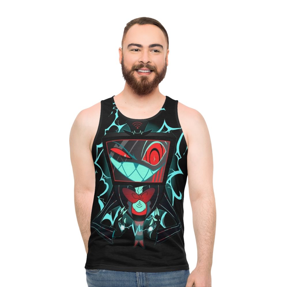 Unisex Vox tank top with demonic design - men