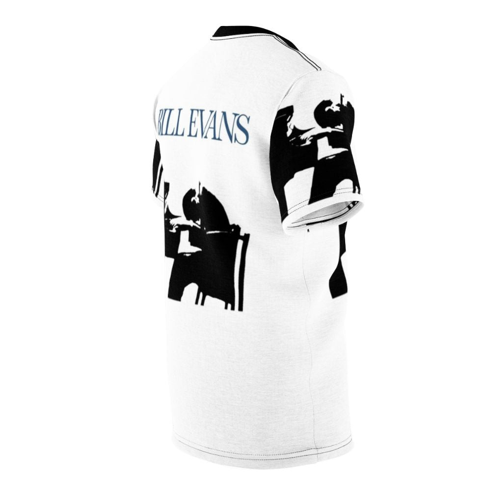 Graphic T-Shirt featuring the iconic jazz musician Bill Evans - men right