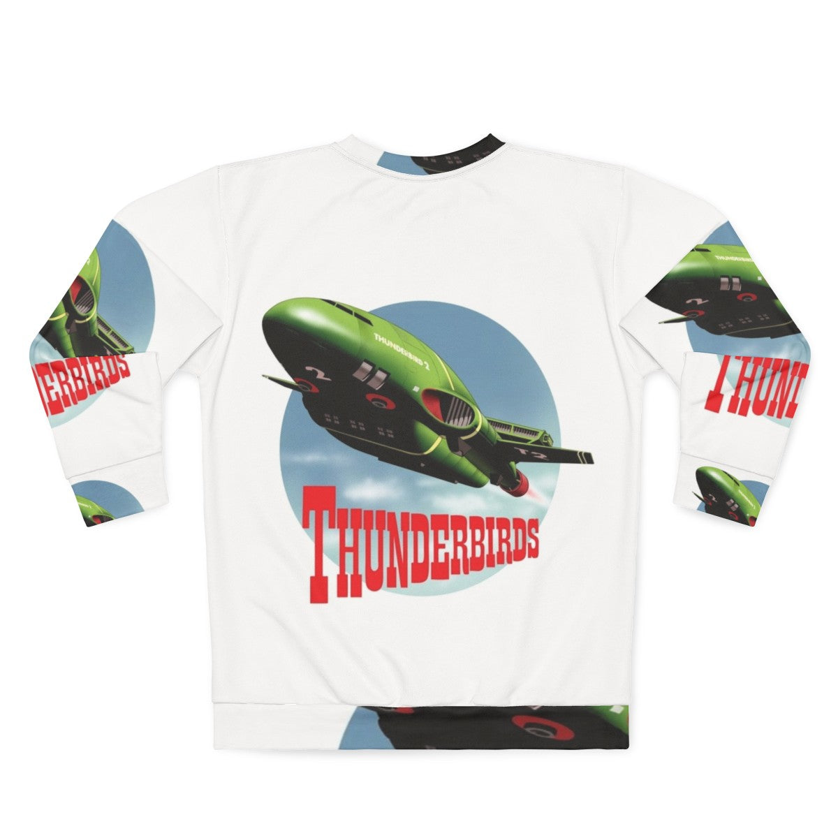 Thunderbirds classic TV series vintage-style sweatshirt - Back