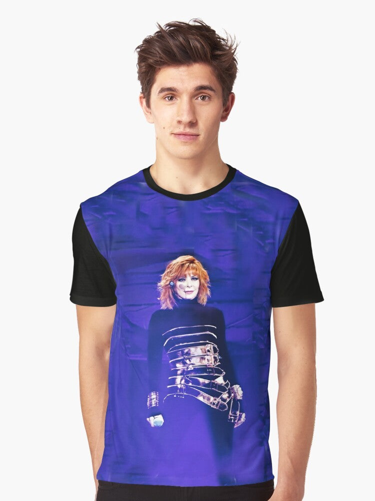 Mylene Farmer Nevermore 2023 Graphic T-Shirt featuring the French pop singer - Men