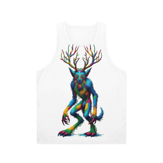 Embroidered Wendigo Unisex Tank Top