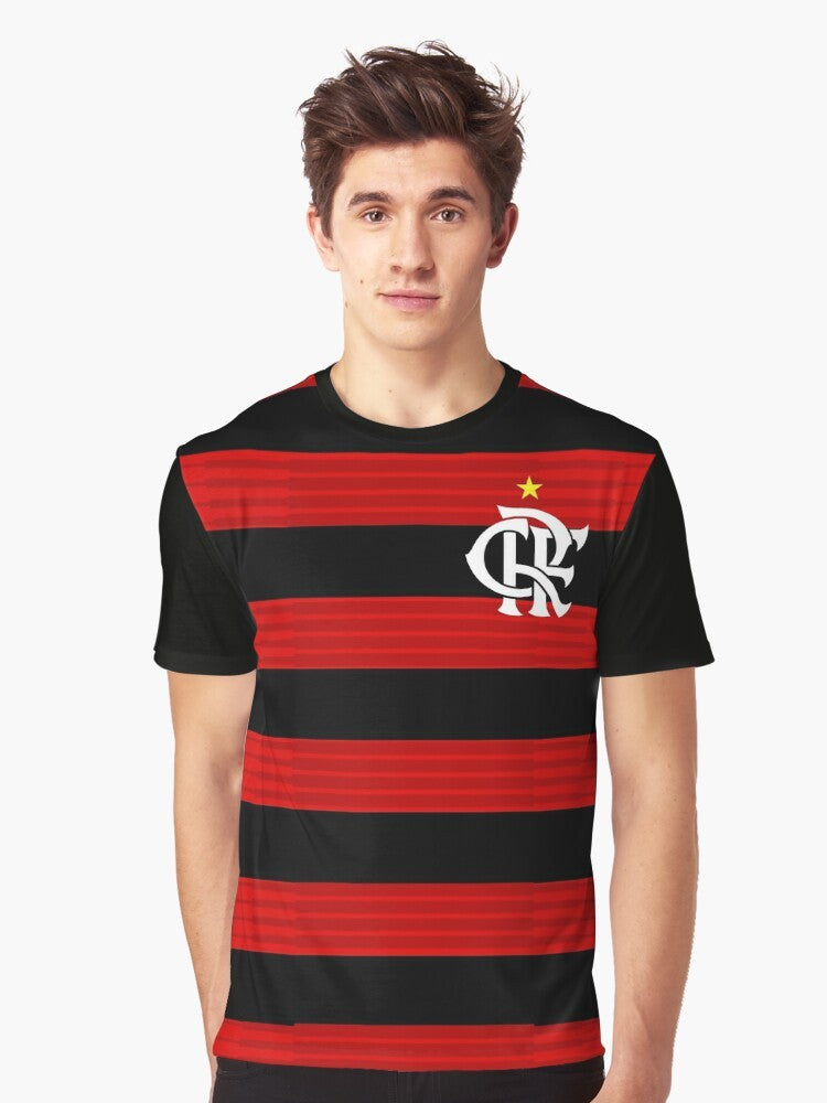 Flamengo Brazil Soccer Graphic T-Shirt - Men