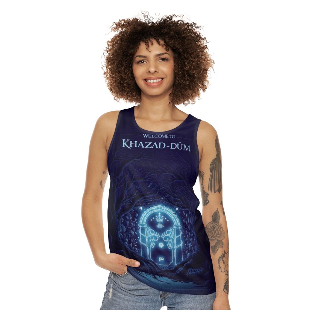 Khazad Dum LOTR Unisex Tank Top - women