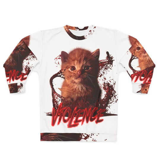 Violence themed sweatshirt