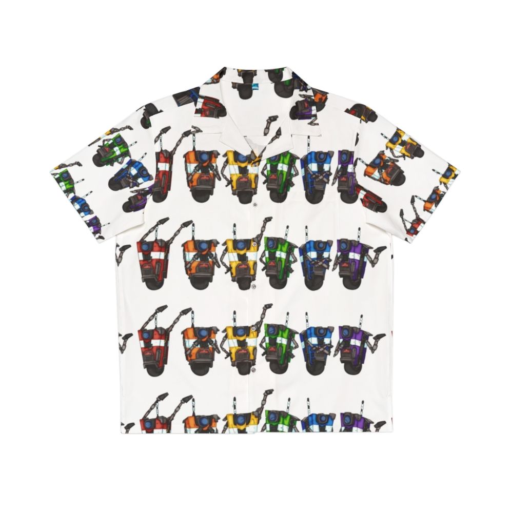 Borderlands Claptrap Rainbow Horizontal Hawaiian Shirt