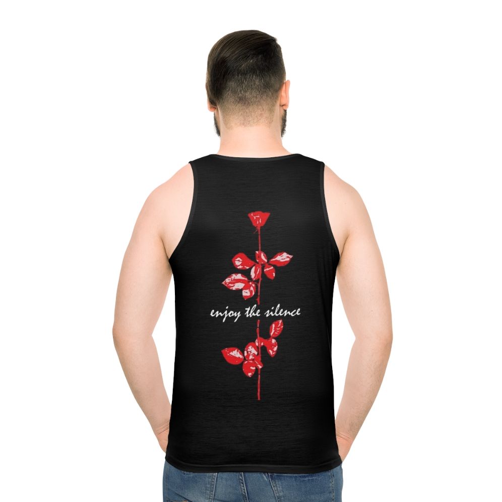 Unisex 'Enjoy The Silence' Depeche Mode Tank Top - men back