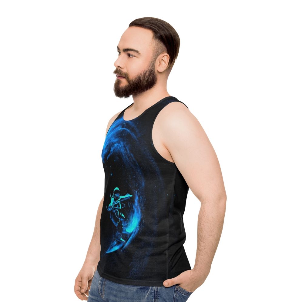 Cosmic Surf Unisex Tank Top - men side