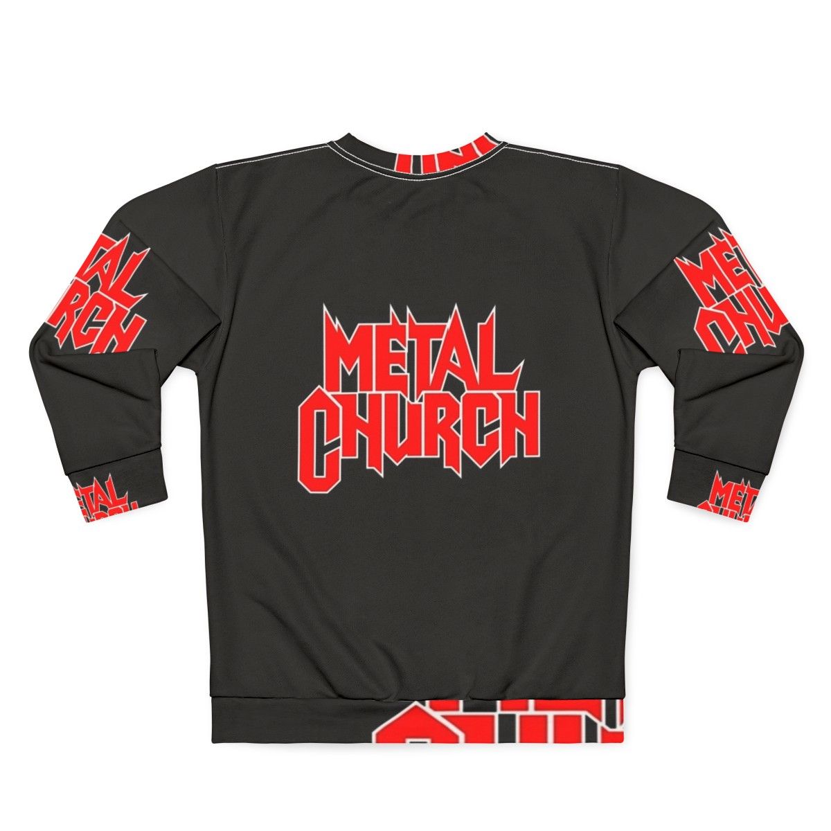 Metalchurch heavy metal band sweatshirt - Back