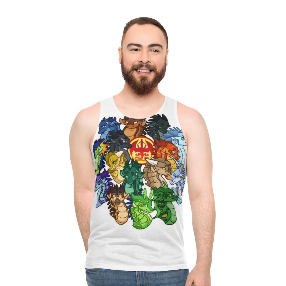 Wings of Fire Unisex Dragon Tank Top - men