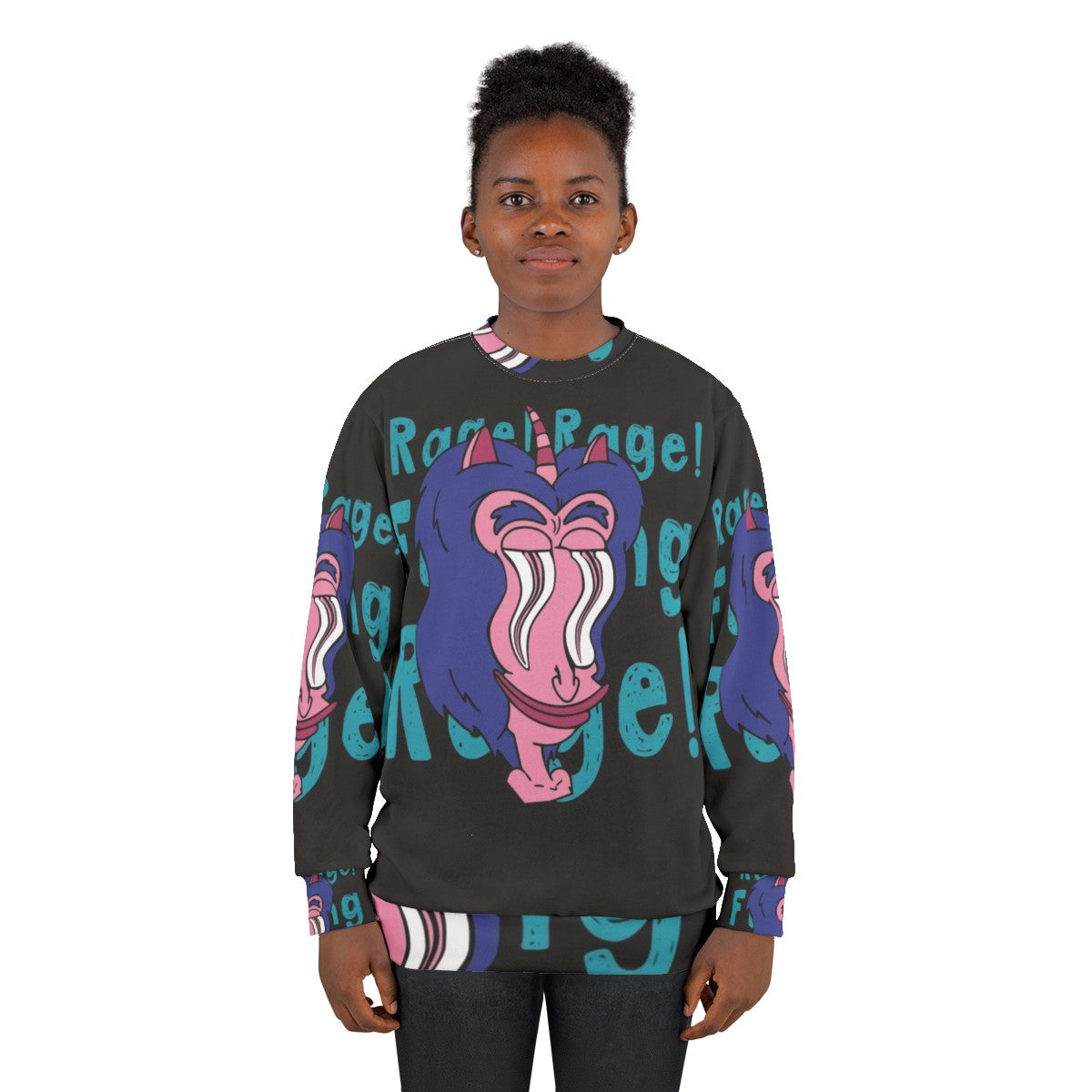 Big Mouth Hormone Monster Sweatshirt featuring the iconic character from the Netflix comedy series - women