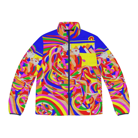 Time Storm Puffer Jacket with Whovian Sci-Fi Inspired Design